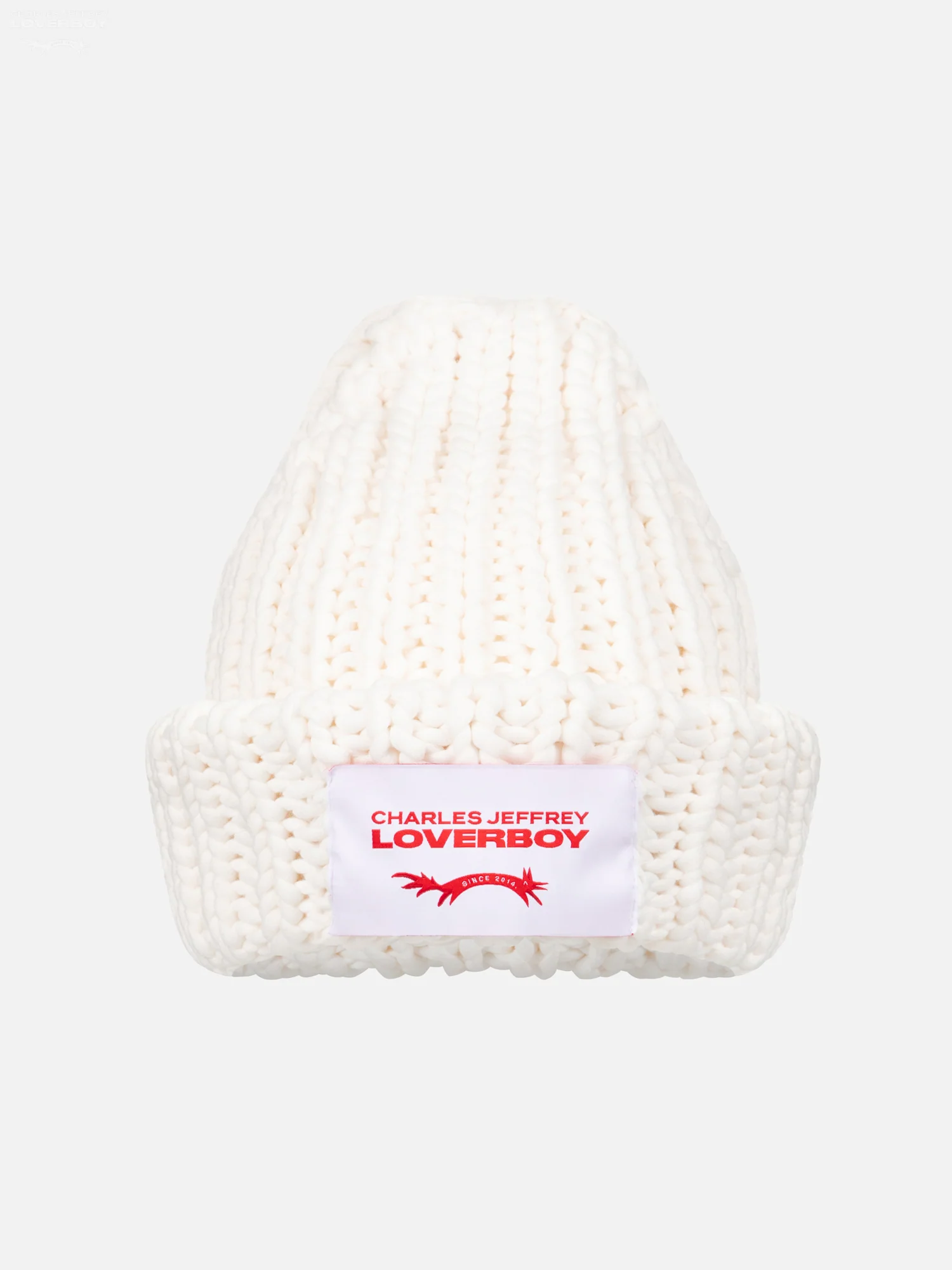 CHUBBY BEANIE in ECRU