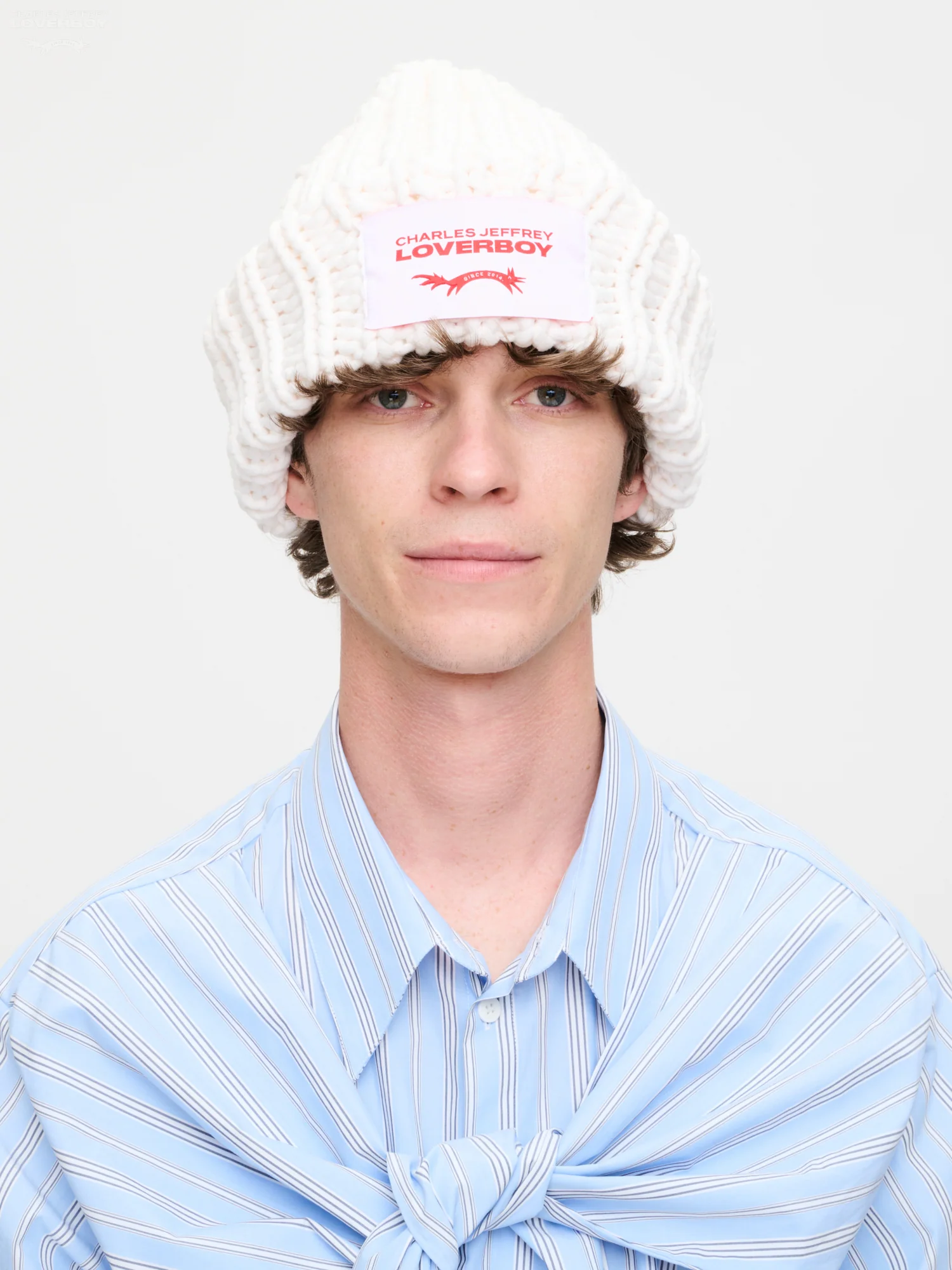 CHUBBY BEANIE in ECRU - Image 2
