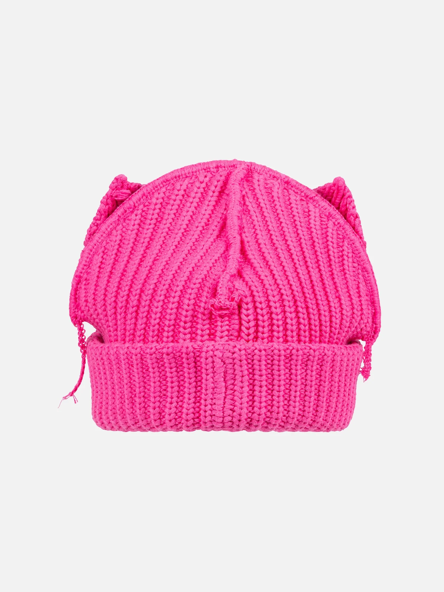 CHUNKY EARS BEANIE in PINK - Image 2