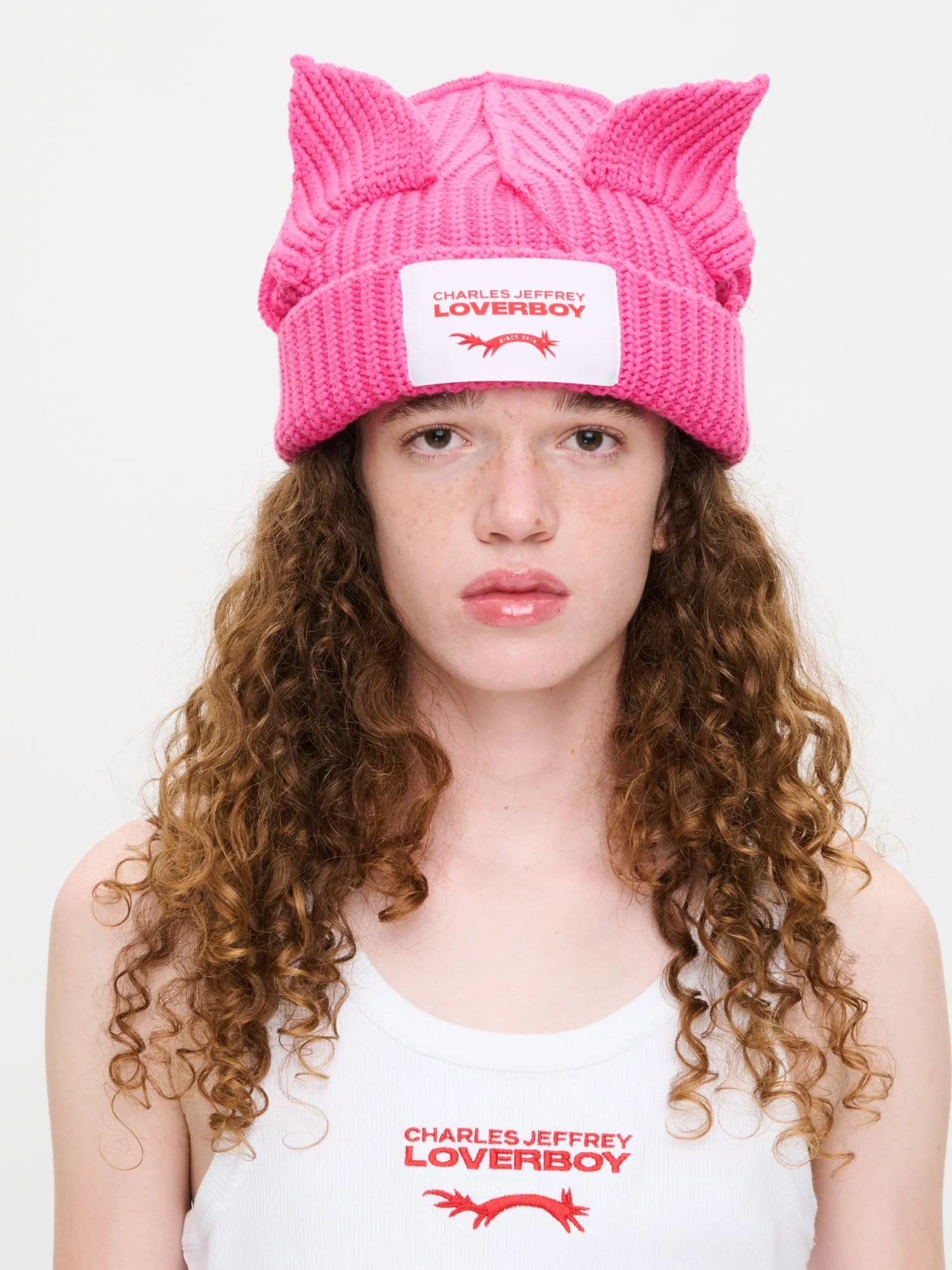 CHUNKY EARS BEANIE in PINK - Image 3