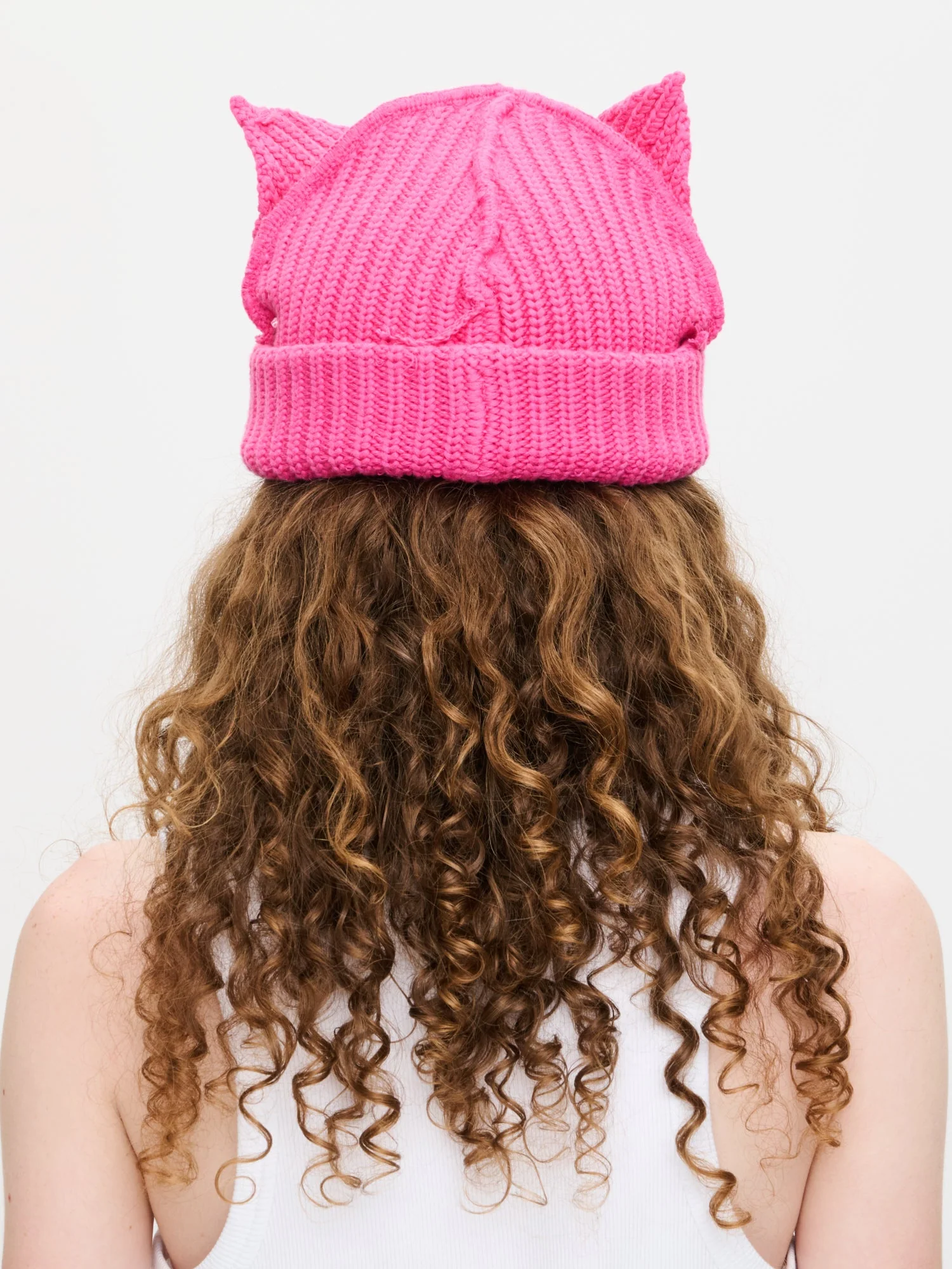 CHUNKY EARS BEANIE in PINK - Image 5
